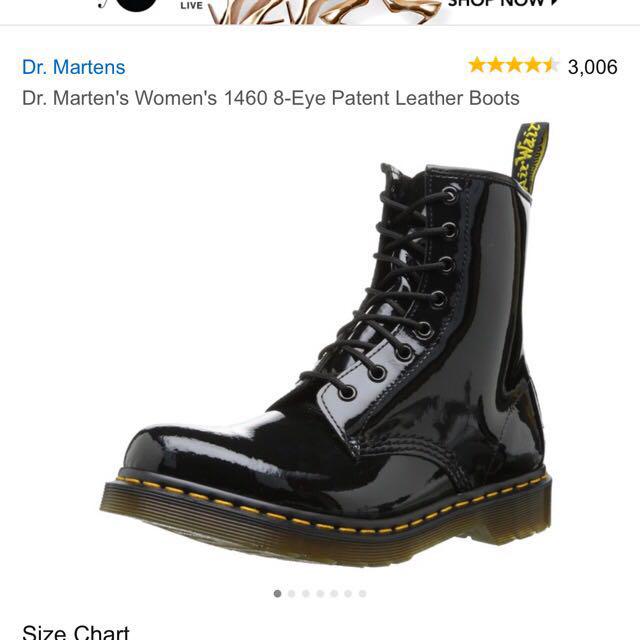 women's patent leather dr martens