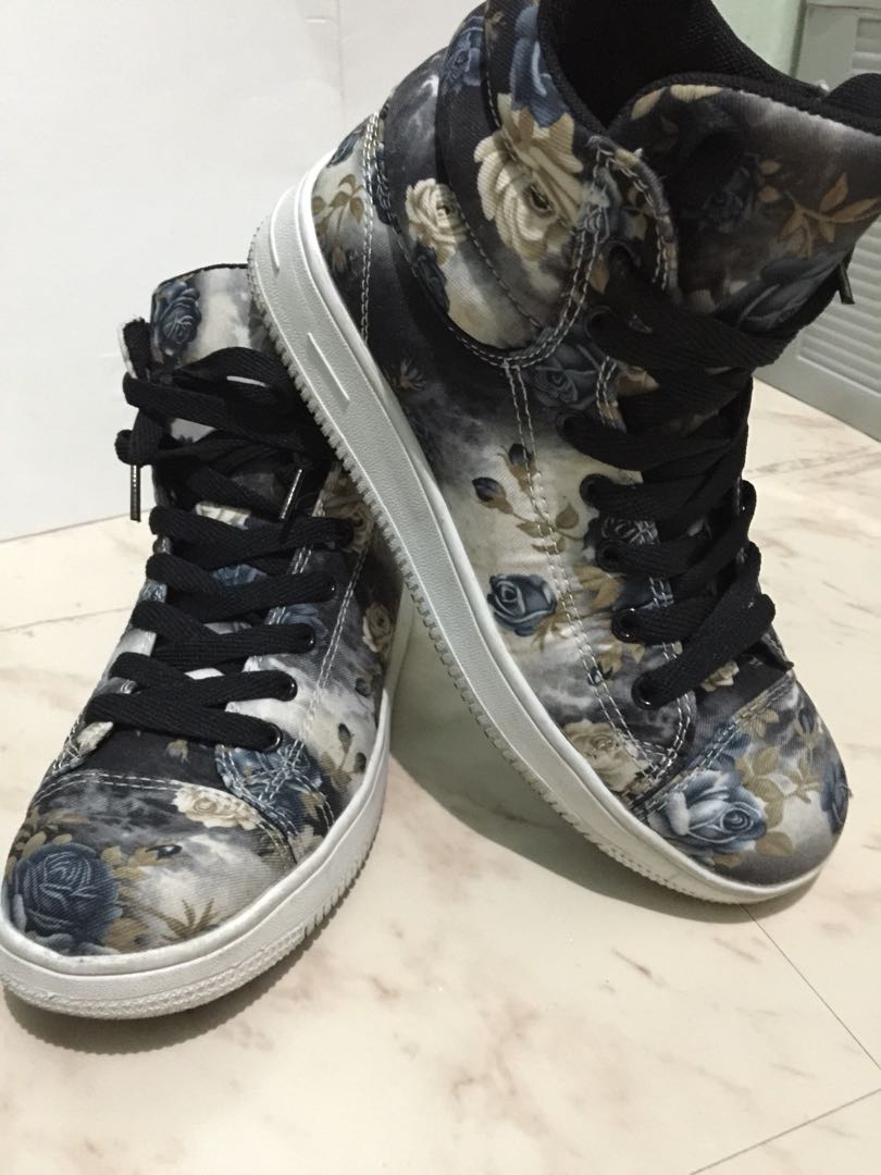 high cut shoes for female