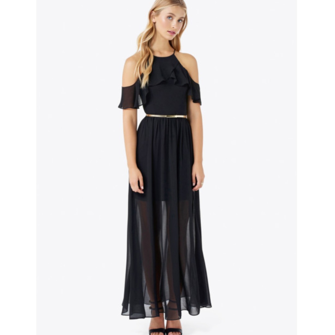 Forever New Black Formal Maxi Dress ...