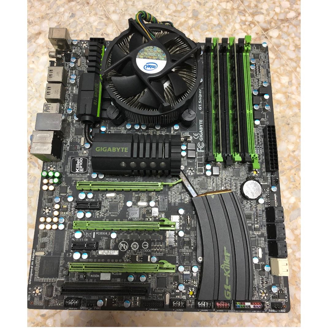 Gigabyte G1 Sniper Motherboard (LGA 1366), Computers & Tech, Parts