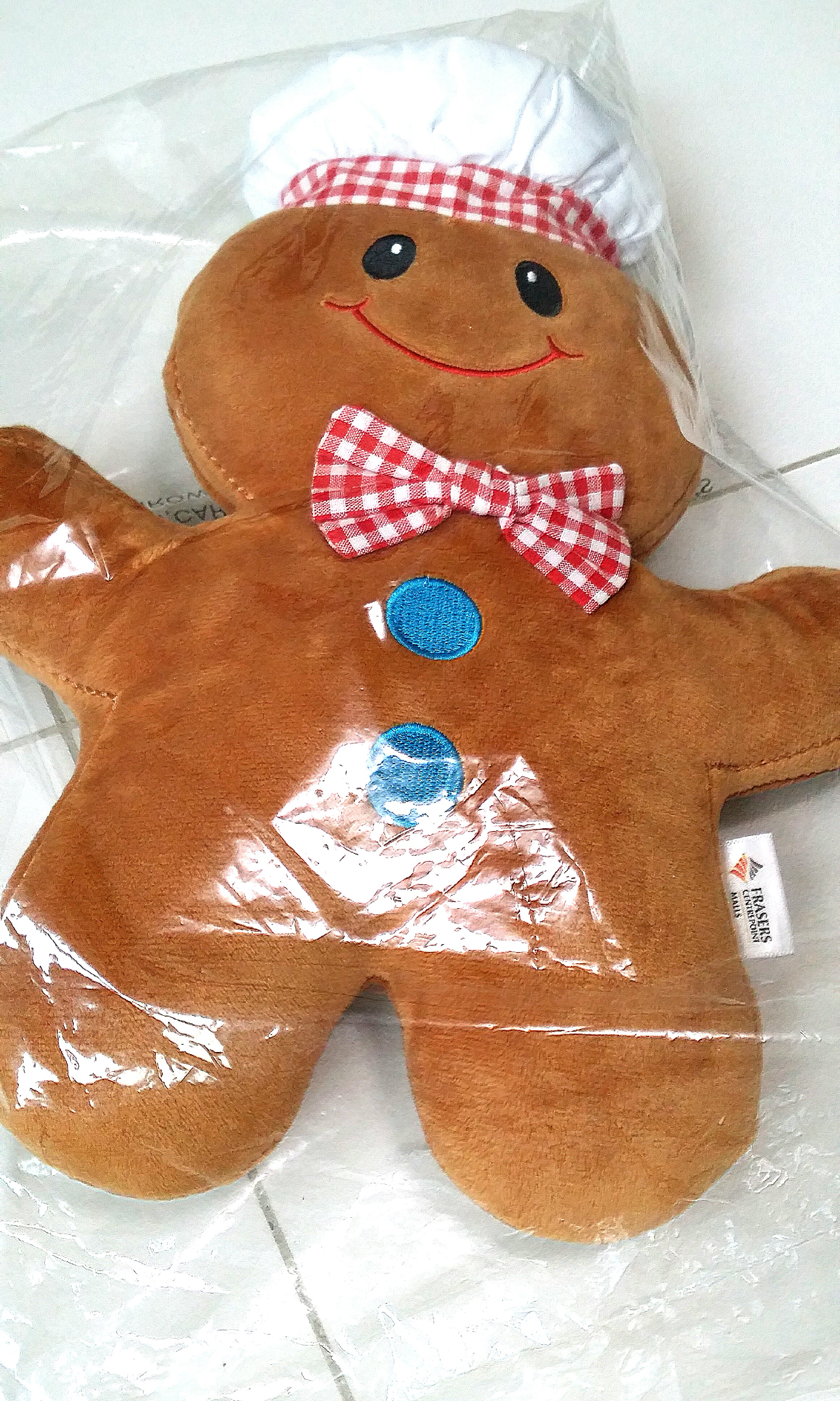 gingerbread man plush
