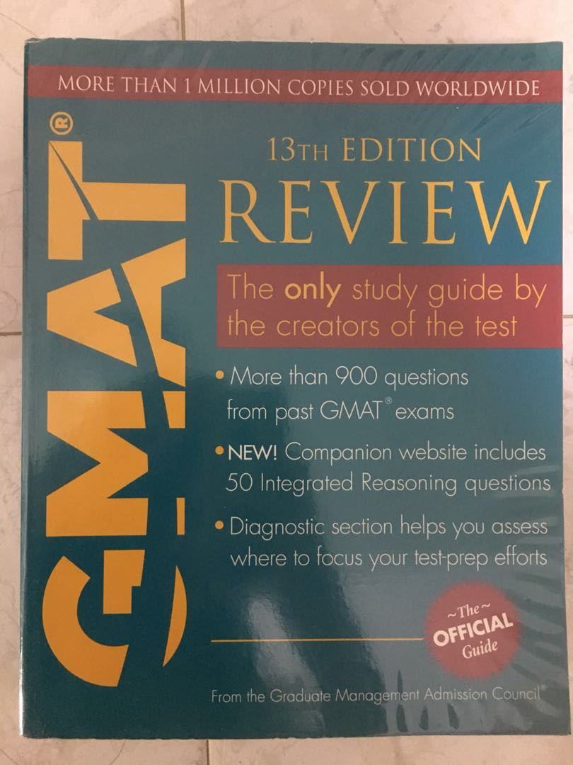 Official Guide Gmat Review 13th Edition
