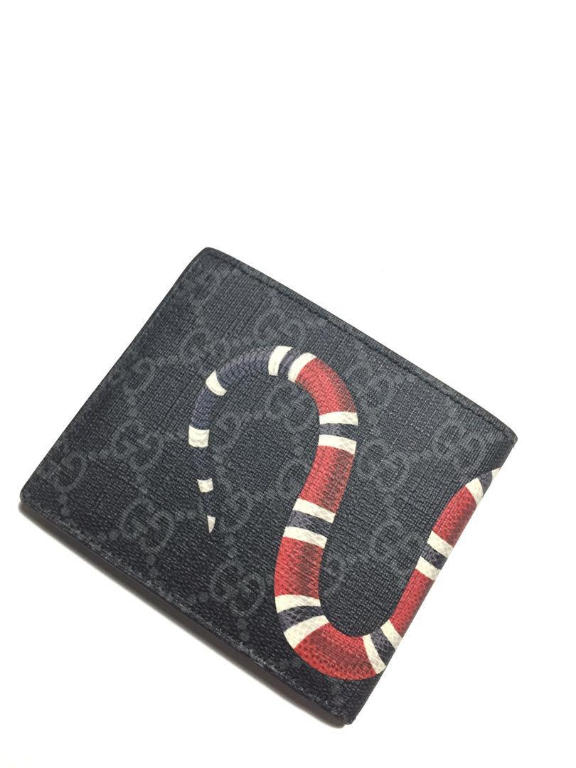 gucci wallet snake black