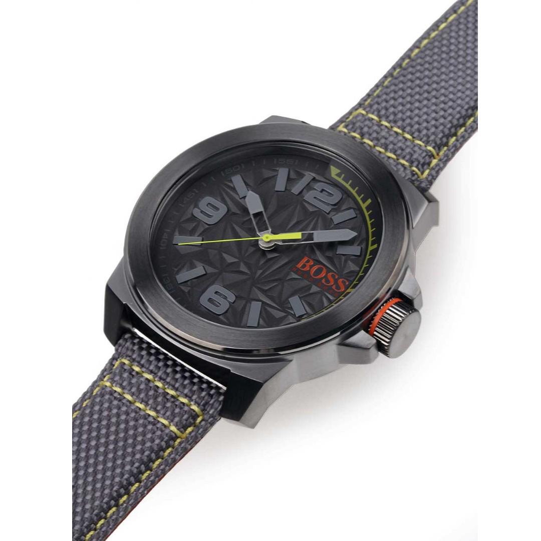 Hugo boss orange new york men's black strap watch new arrivals