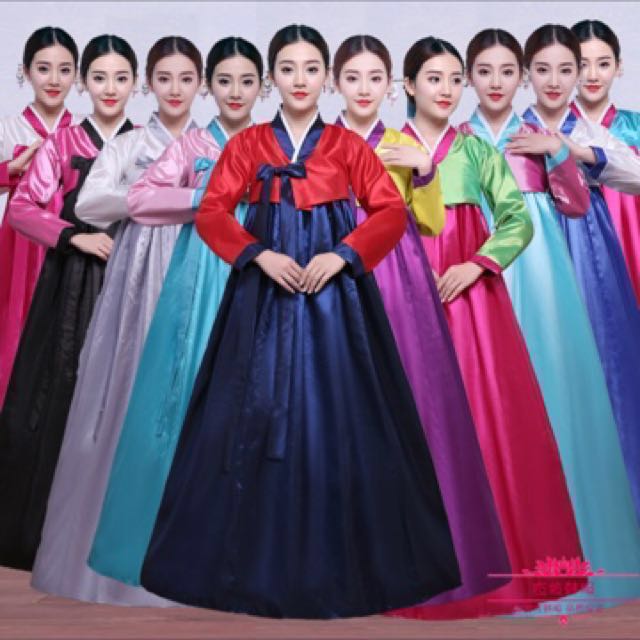 IN STOCK Korean hanbok Racial Harmony day costume Korean Cultural ...