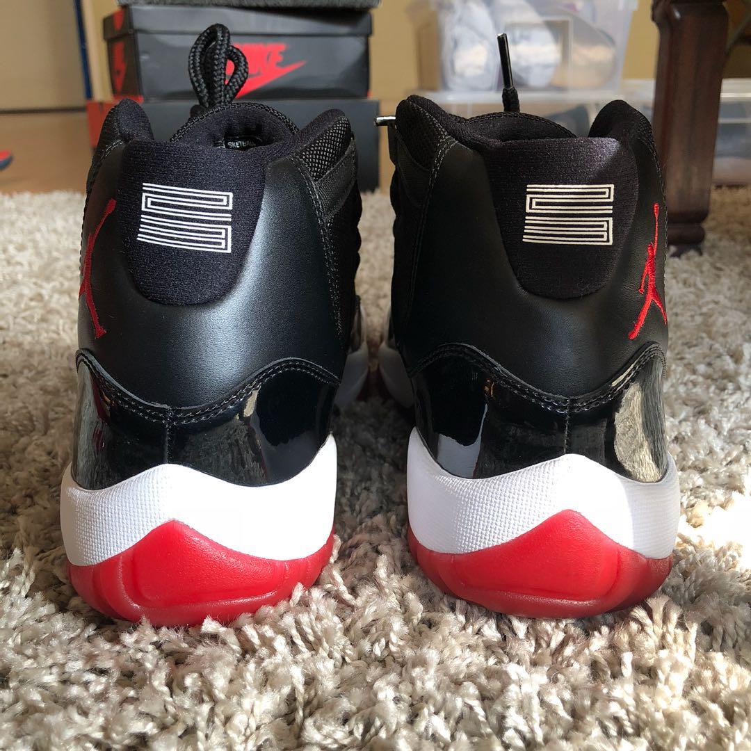 j11 bred on feet