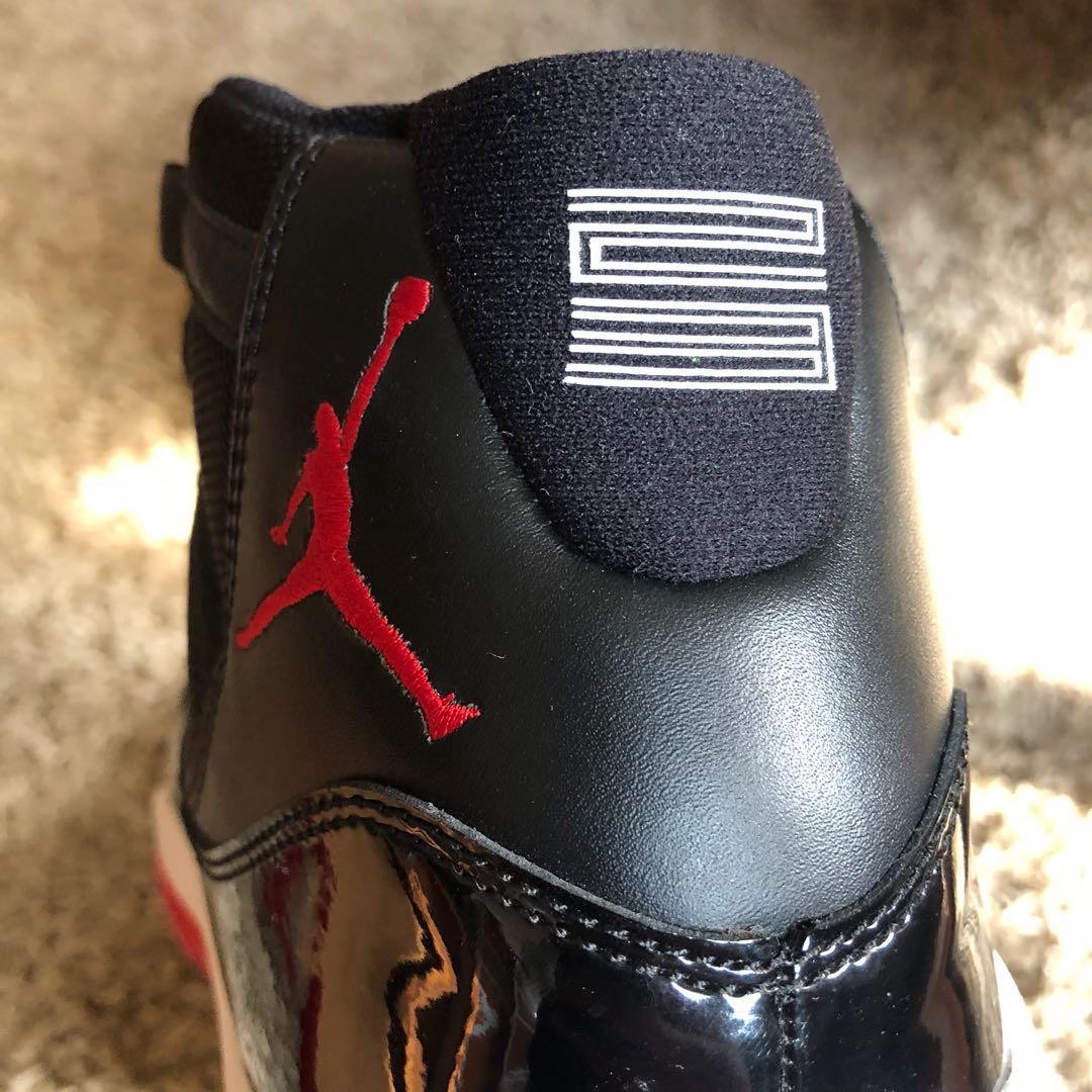 j11 bred on feet