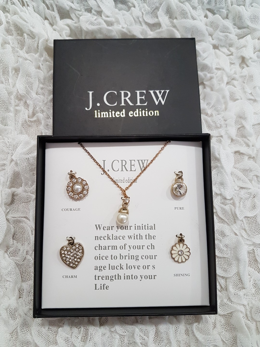 J.Crew Limited Edition Charm Necklace 