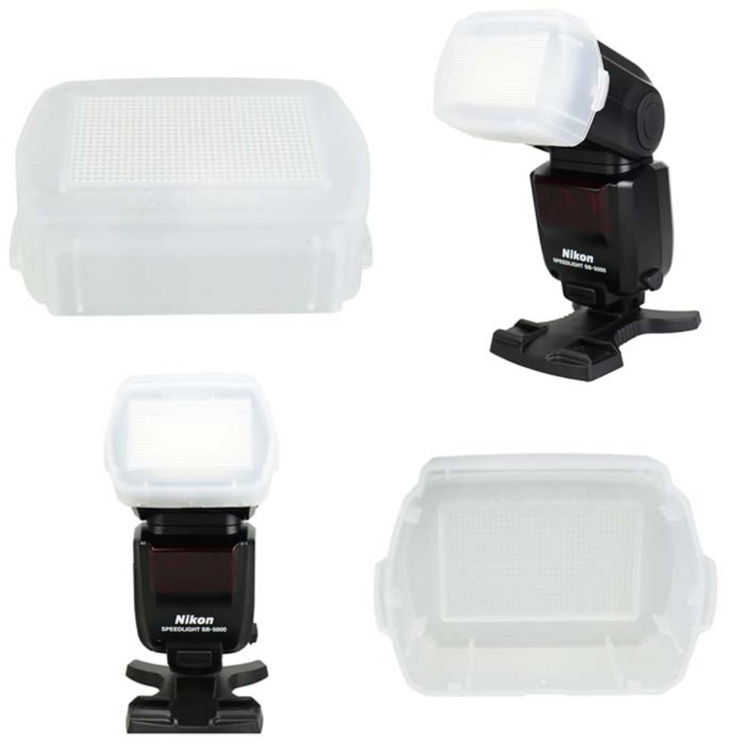 JJC FC-SB5000 Flash Diffuser for Nikon SB5000 Speedlite, Photography ...