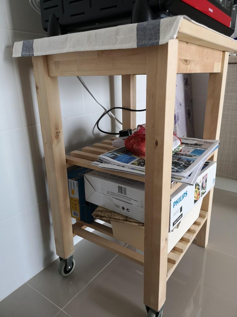 Kitchen Trolley (IKEA Bekvam), Furniture & Home Living, Furniture