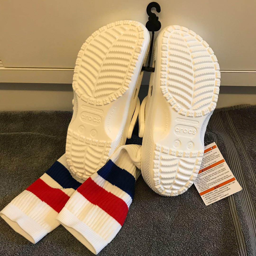 alife crocs with socks