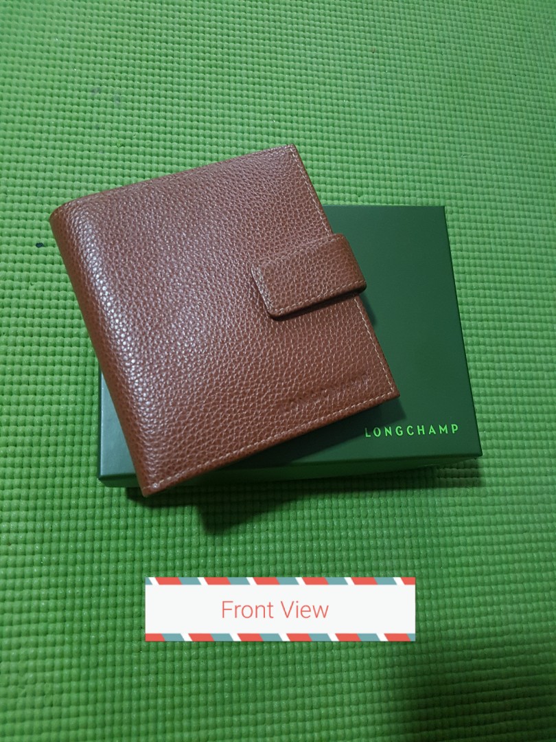 Longchamp Le Foulonne Leather French Wallet