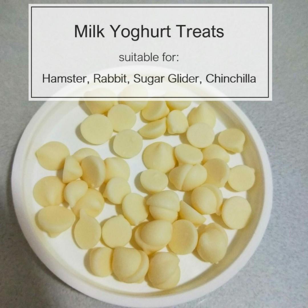 Milk Yoghurt Treats 20g For Hamster Rabbit Chinchilla Sugar Glider Pet Supplies For Small Animals Pet Food On Carousell