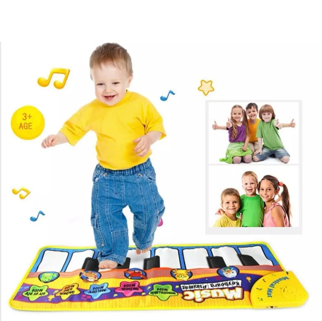 Musical Dance Mat Kids Baby Touch Play Keyboard Music Singing Gym