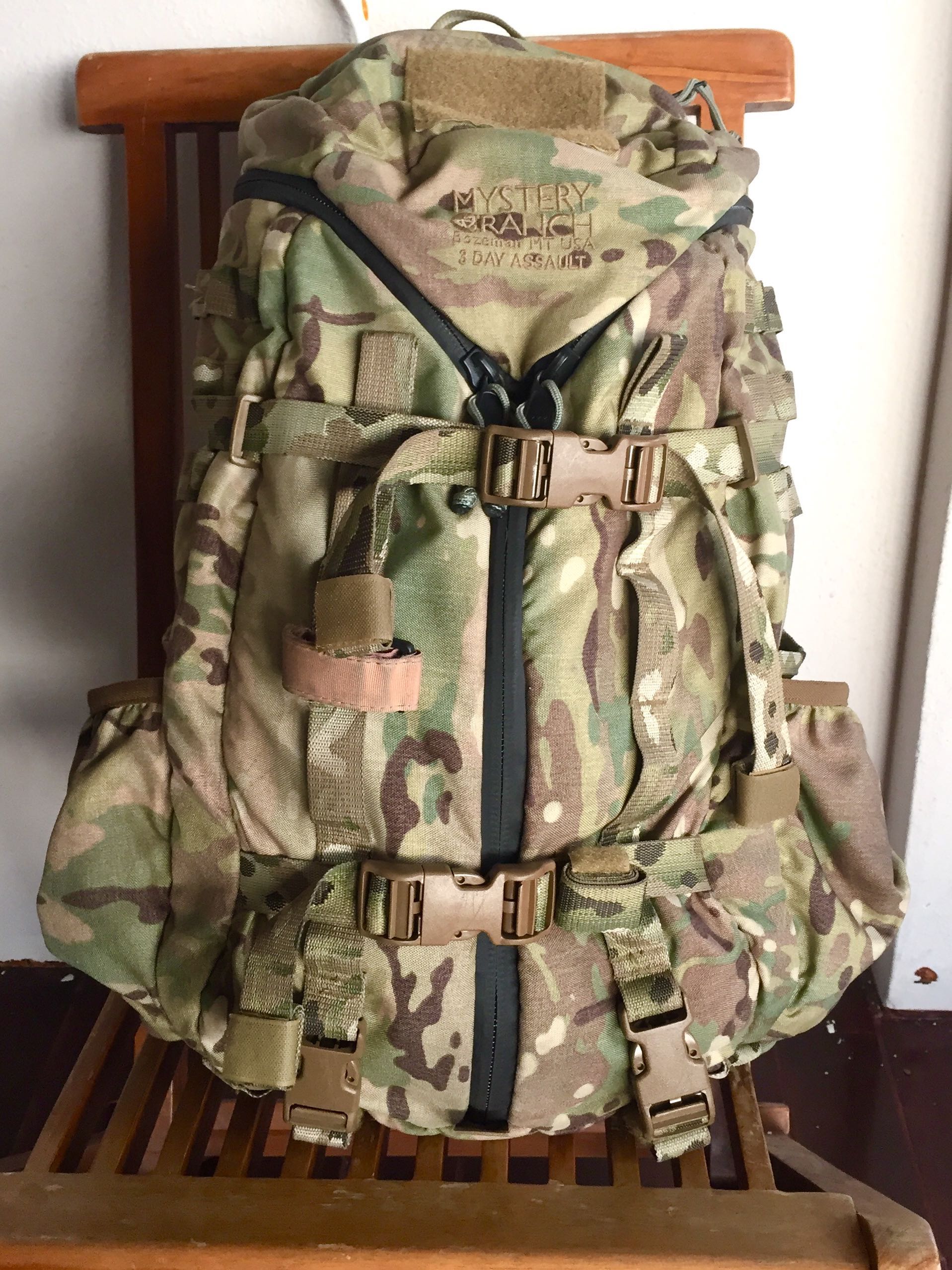 Mystery Ranch 3 Day Assault Pack Usa Made Multicam Men S Fashion Bags Wallets Briefcases On Carousell