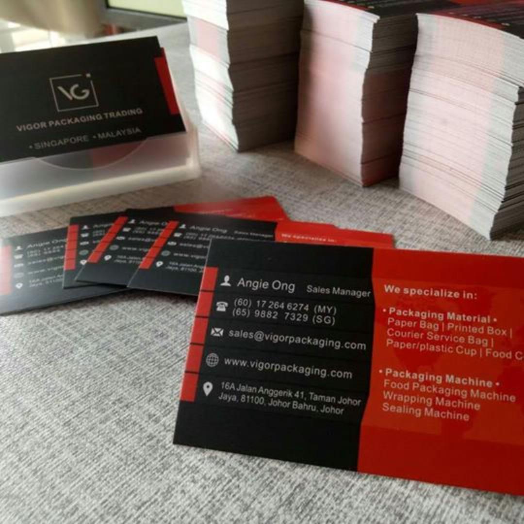 Name Card Printing Service Books Stationery Stationery On Carousell