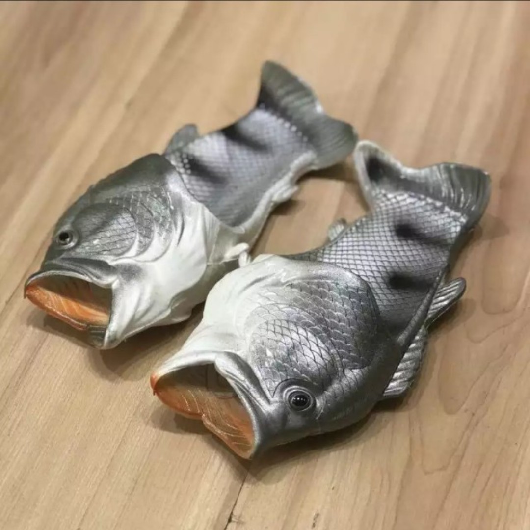 [NEW ] [PO] PROMOTION FOR MONTH !!! CUTE FISH SLIPPERS FOR KIDS AND ...
