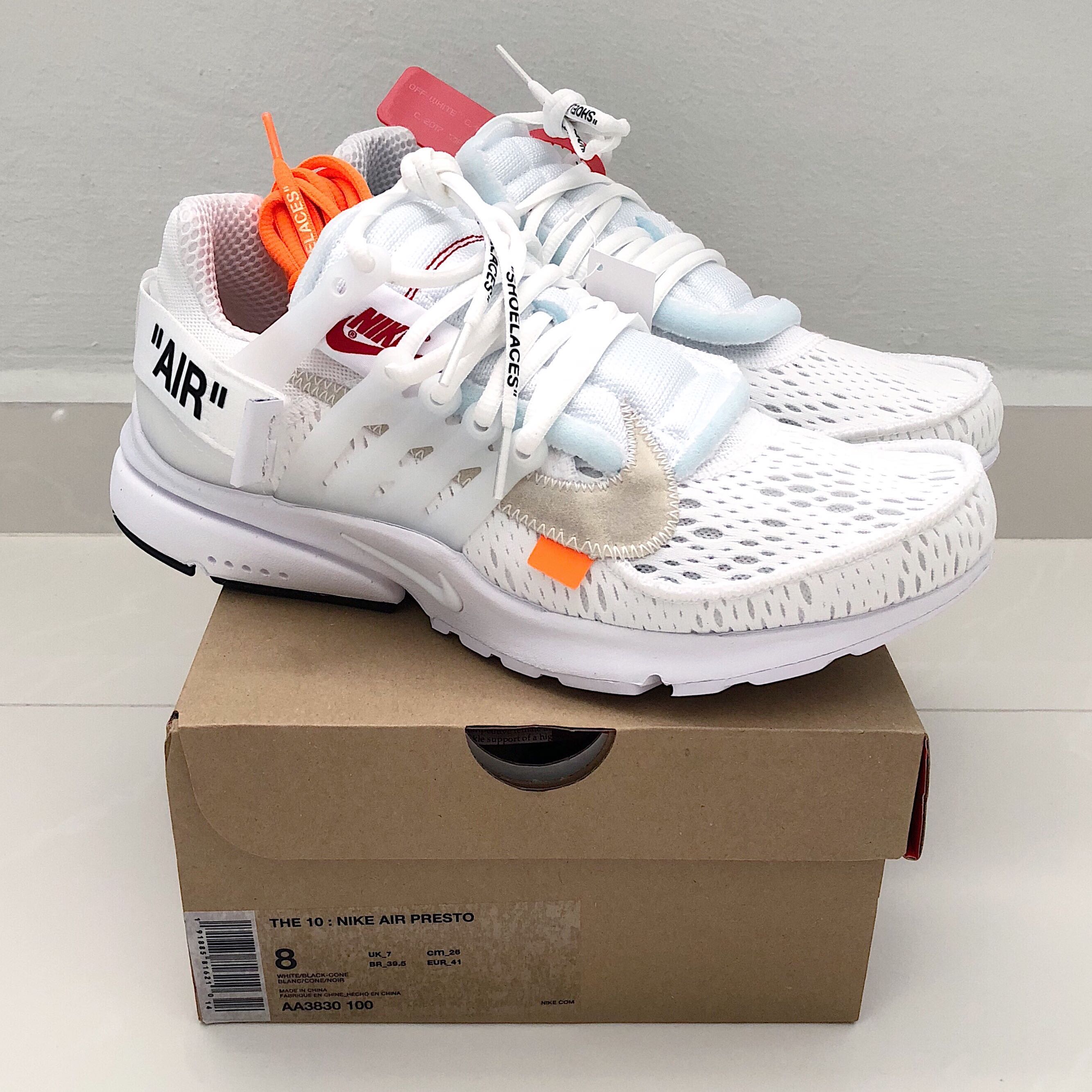 Nike presto off white white Outlet