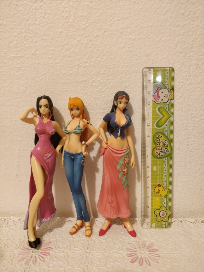 One Piece Bandai Styling Boa Hancock Nami Nico Robin Figures Hobbies Toys Toys Games On Carousell