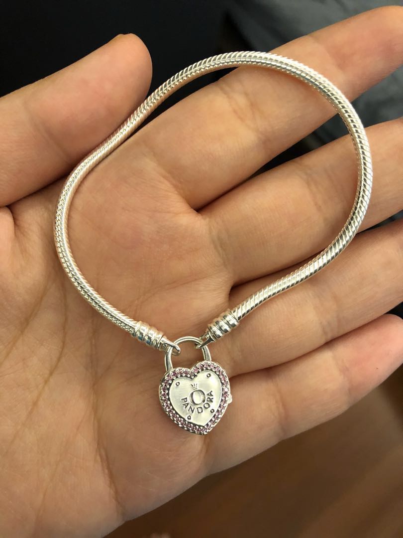 Pandora moments sales padlock bracelet