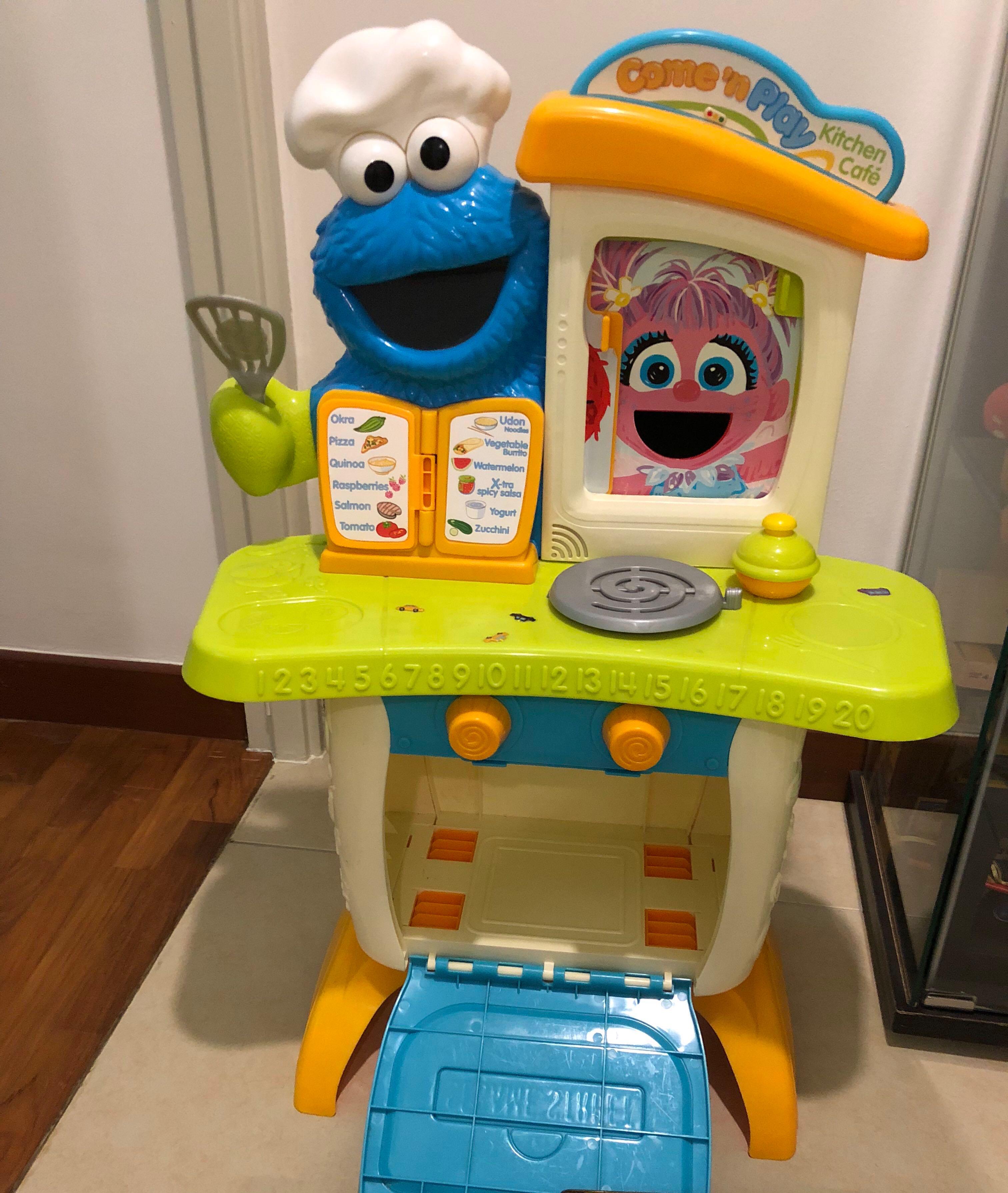 Sesame street play kitchen hot sale