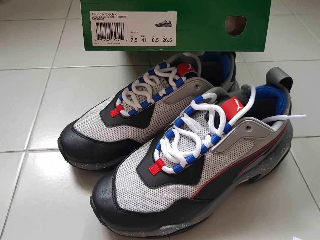 PUMA Thunder Electric Grey Violet Men s Fashion Footwear
