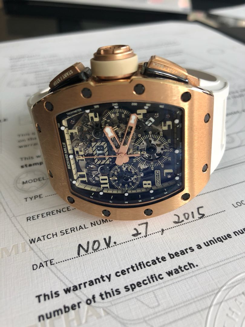 Richard Mille 11 ivory, Luxury, Watches 
