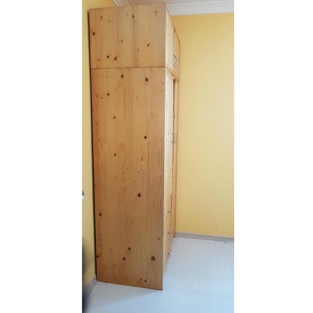 Seahorse Wood Wardrobe Furniture Shelves Drawers On Carousell