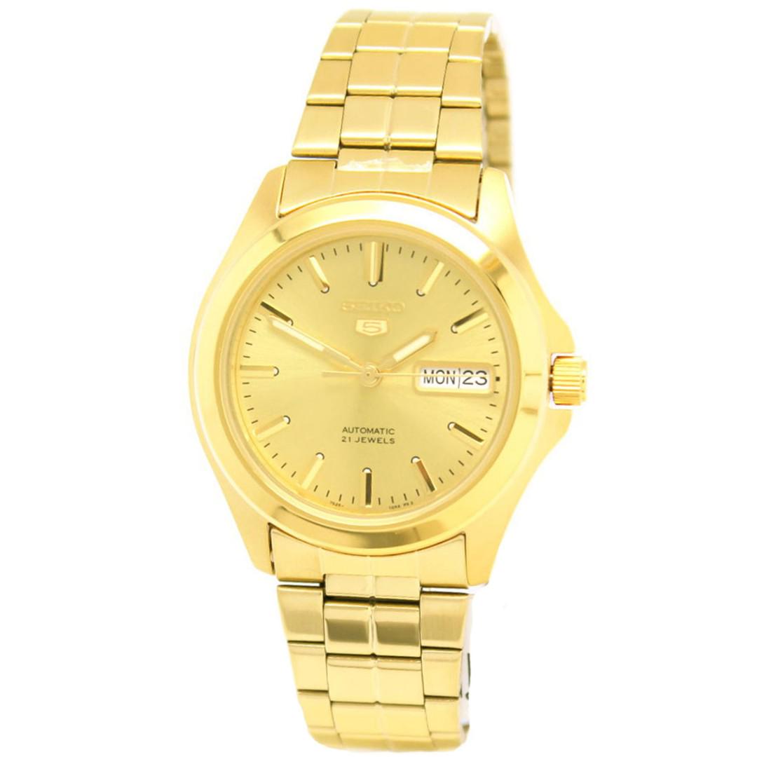 seiko 5 automatic 21 jewels 7s26 gold
