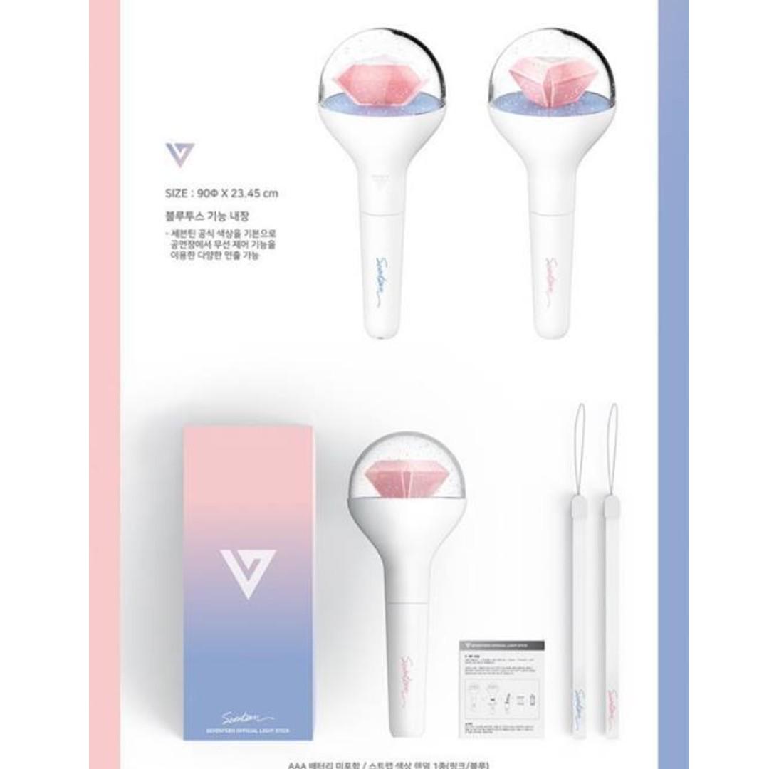 SEVENTEEN - OFFICIAL LIGHTSTICK , Hobbies & Toys, Memorabilia ...