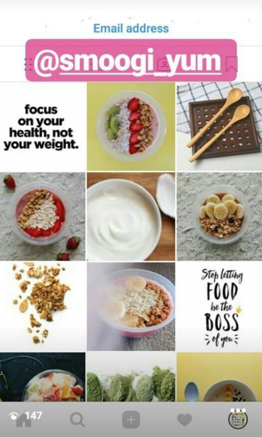 Smoothie Bowl Smoogi Yum Makanan Minuman Makanan Instan Di Carousell