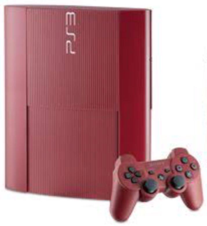 Sony PlayStation 3 Super Slim Console 500GB - Red | GameStop