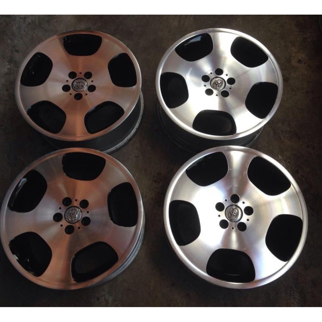 SPORT RIM 17inch TOYOTA ORI JAPAN WISH ALTIS, Auto Accessories on Carousell
