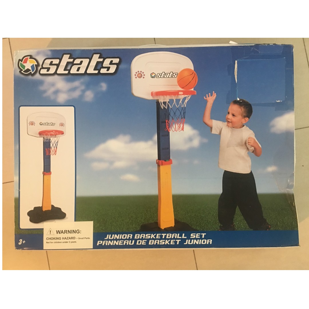 Stats Kids Basketball Hoop Stand Toys Games Others On Carousell