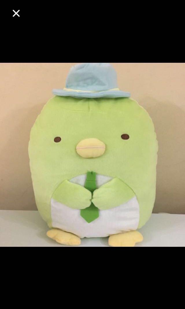 green penguin plush