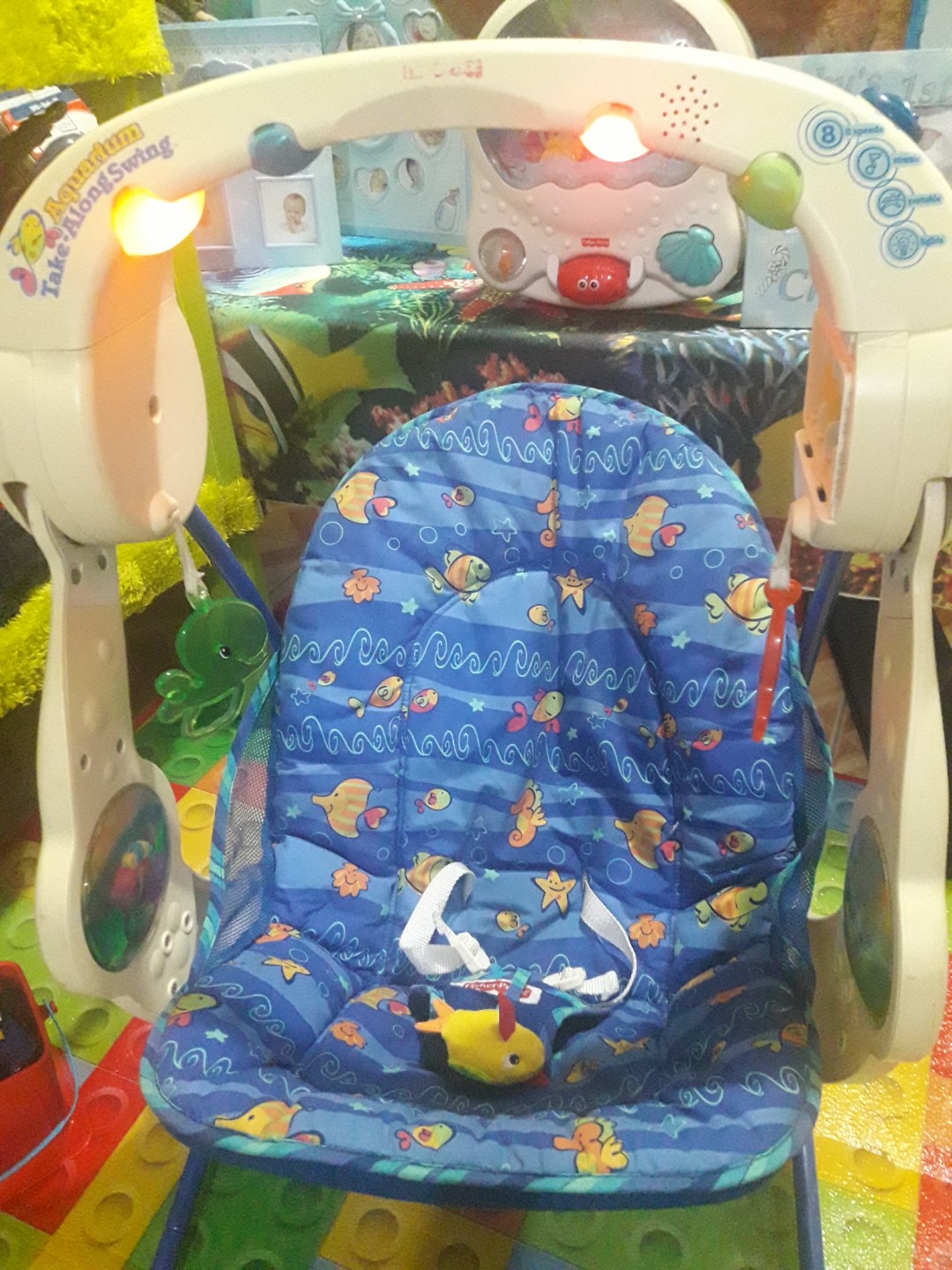 Super Sale Take Along Swing Aquarium Theme Fisher Price