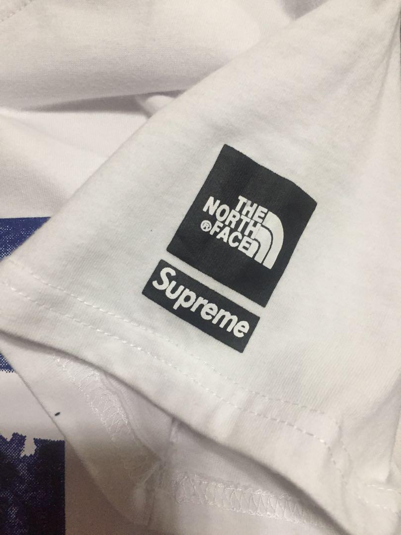 supreme north face tee 2018