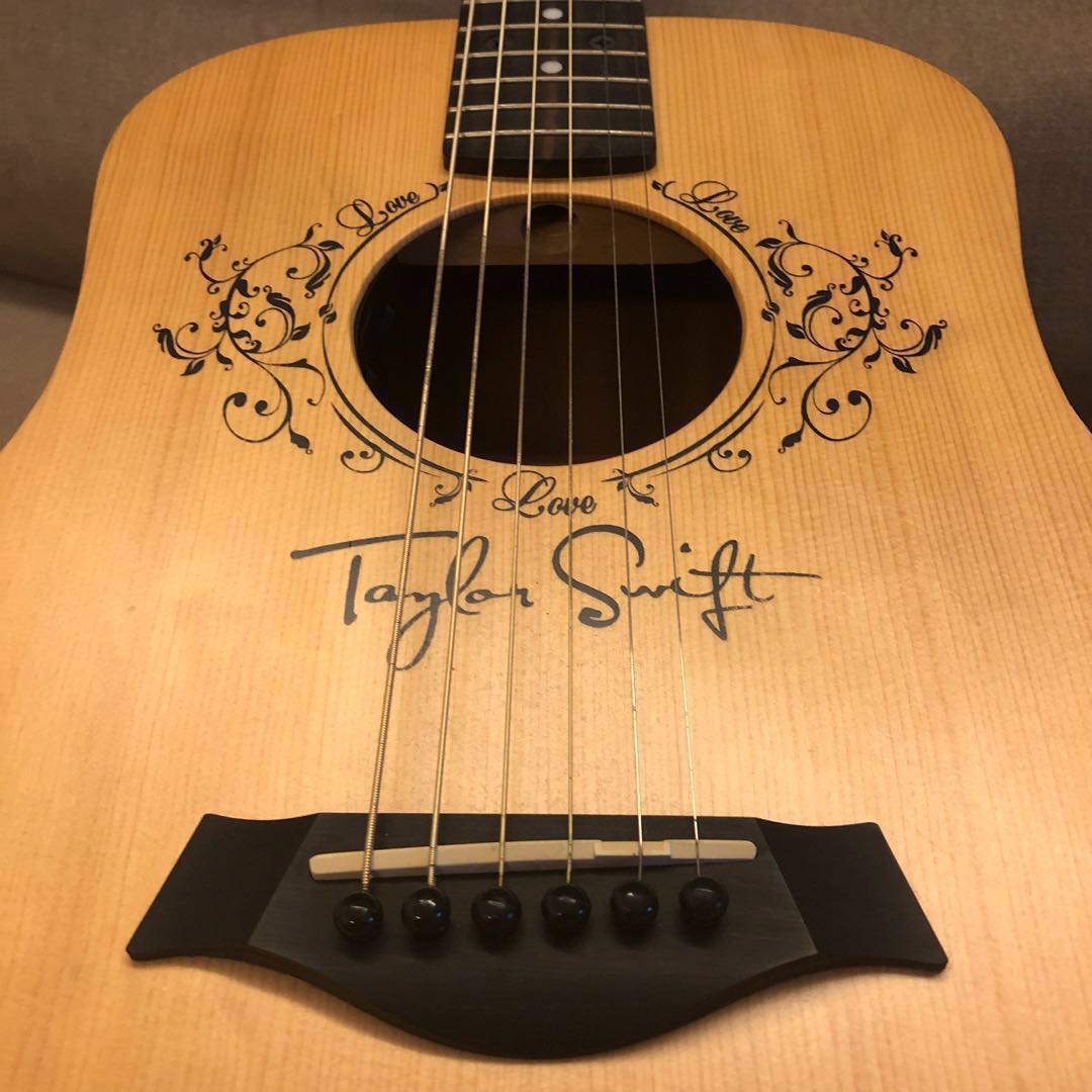 Taylor Swift Baby Taylor With Pickup Strap Music Media Music Instruments On Carousell
