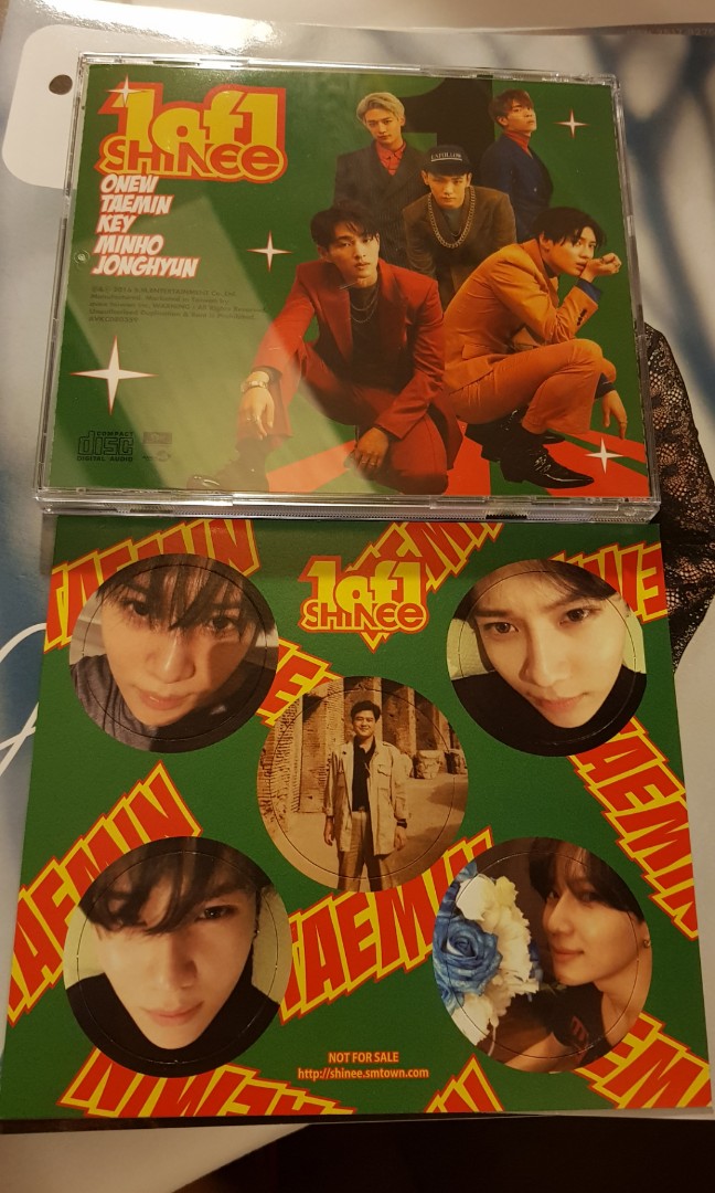 Selling Shinee 1 Of 1 Album With Taemin Ddakji Tickets Vouchers K Wave On Carousell