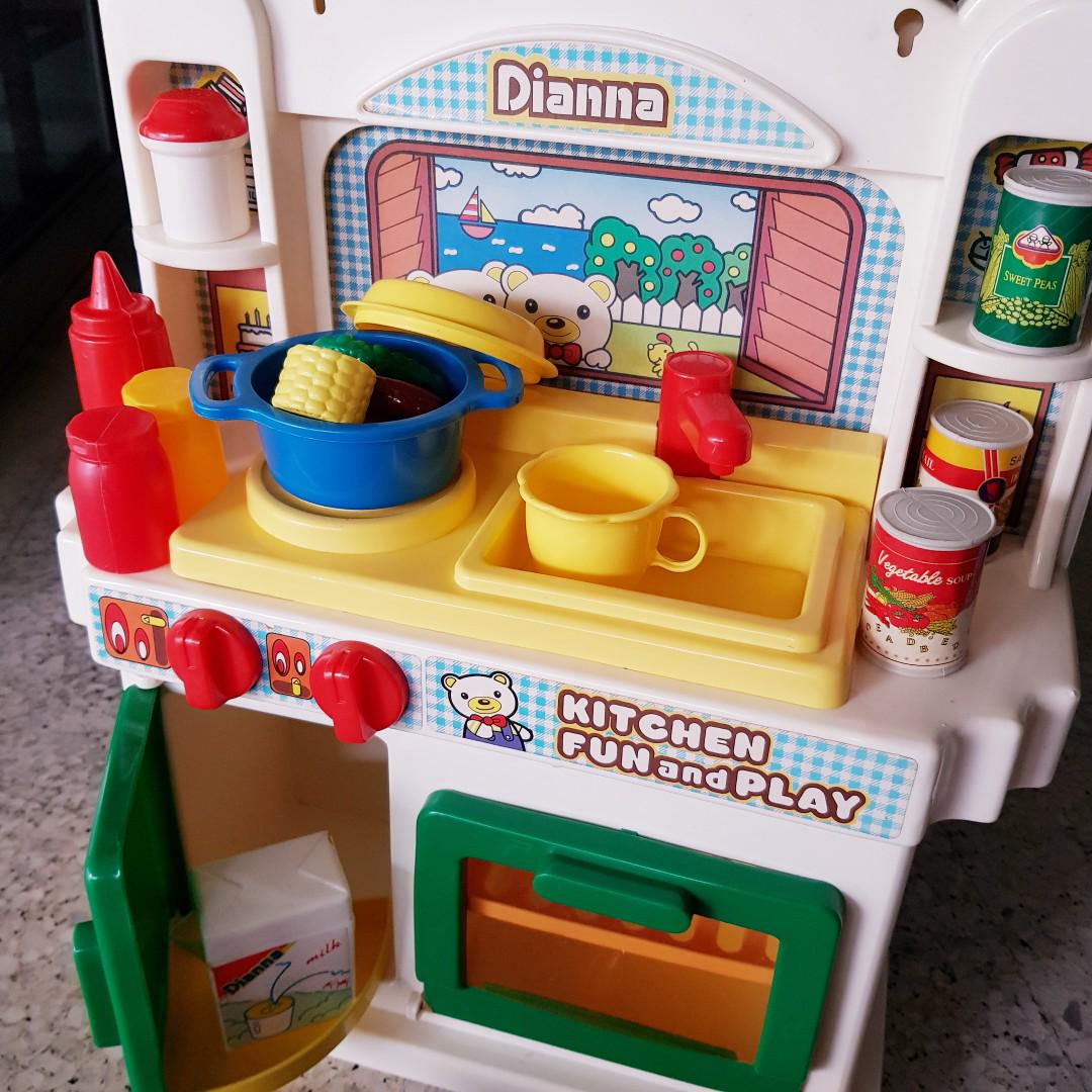vintage play kitchen set