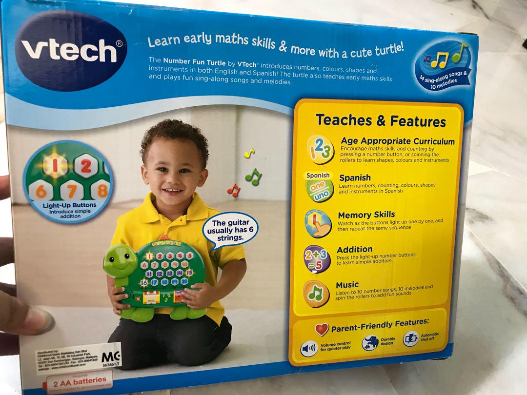 Vtech number sales fun turtle