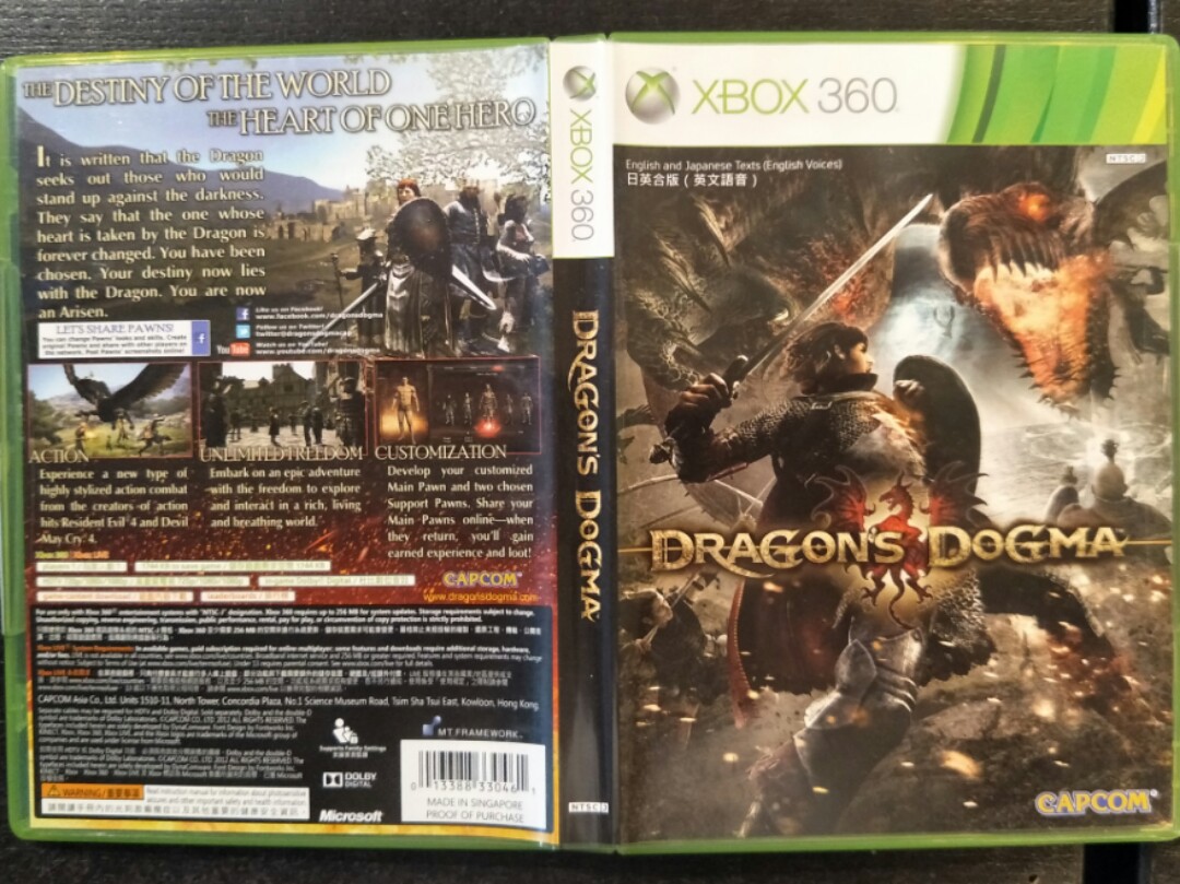 xbox 360 dragon games