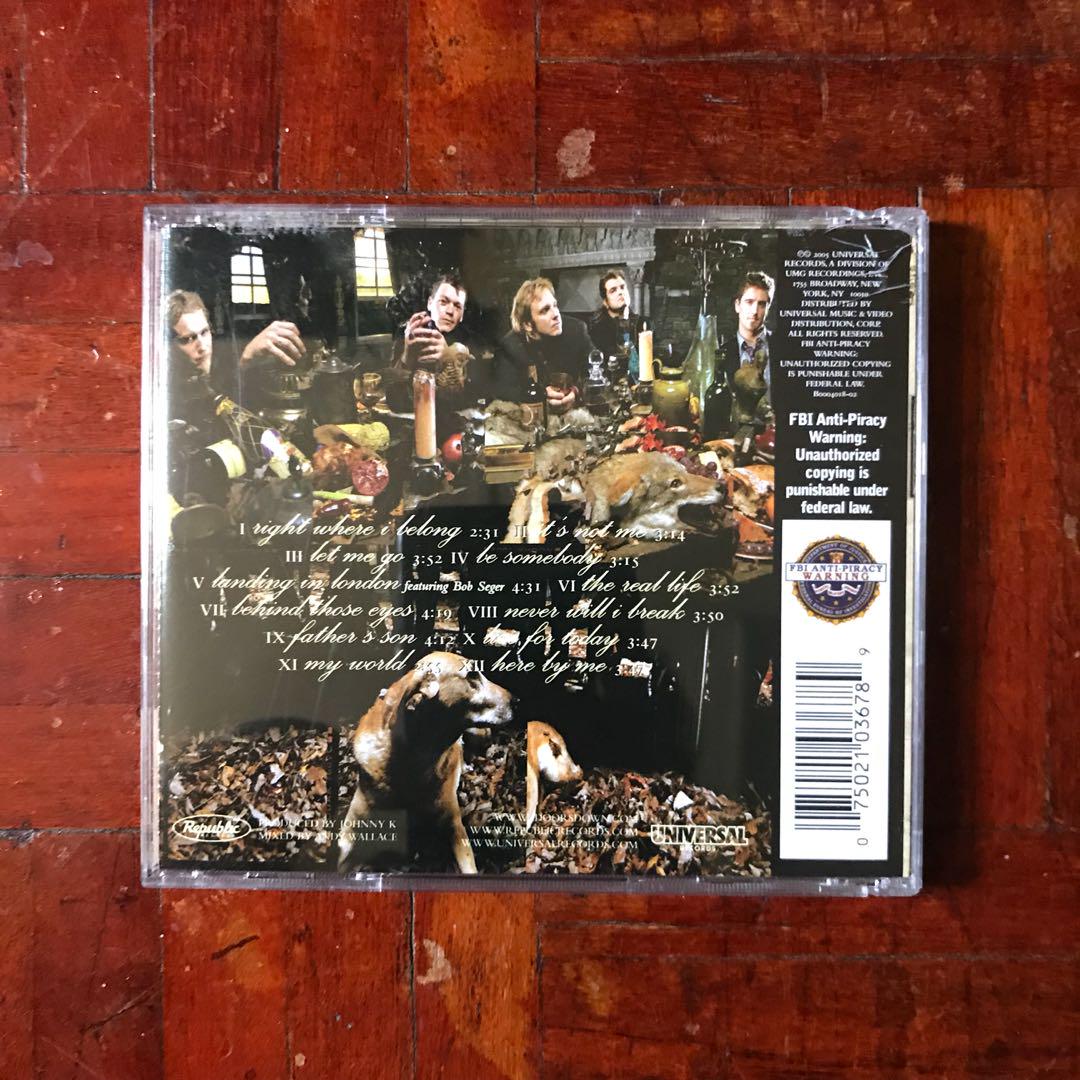 3 Doors Down Seventeen Days 2005 Cd Album Music Media Cd S