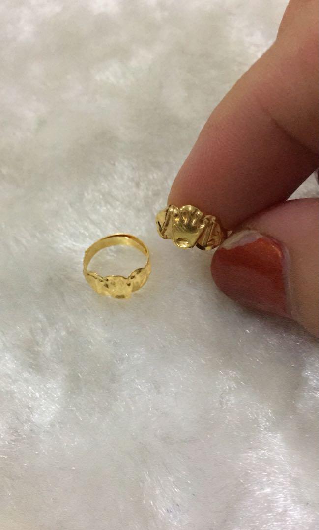 Vintage 10K GOLD BABY RING Plain Band 0.3 Grams Very Tiny Size Less - Ruby  Lane