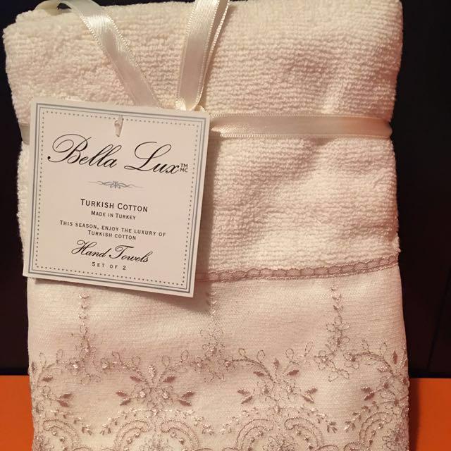 Bella Lux Turkish Cotton Hand Towel Set Of 2 Carousell
