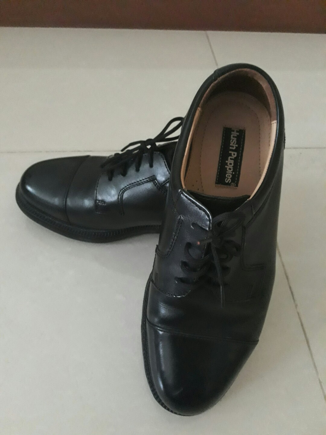 Black Shoes ( Hush Puppies ), Men's 