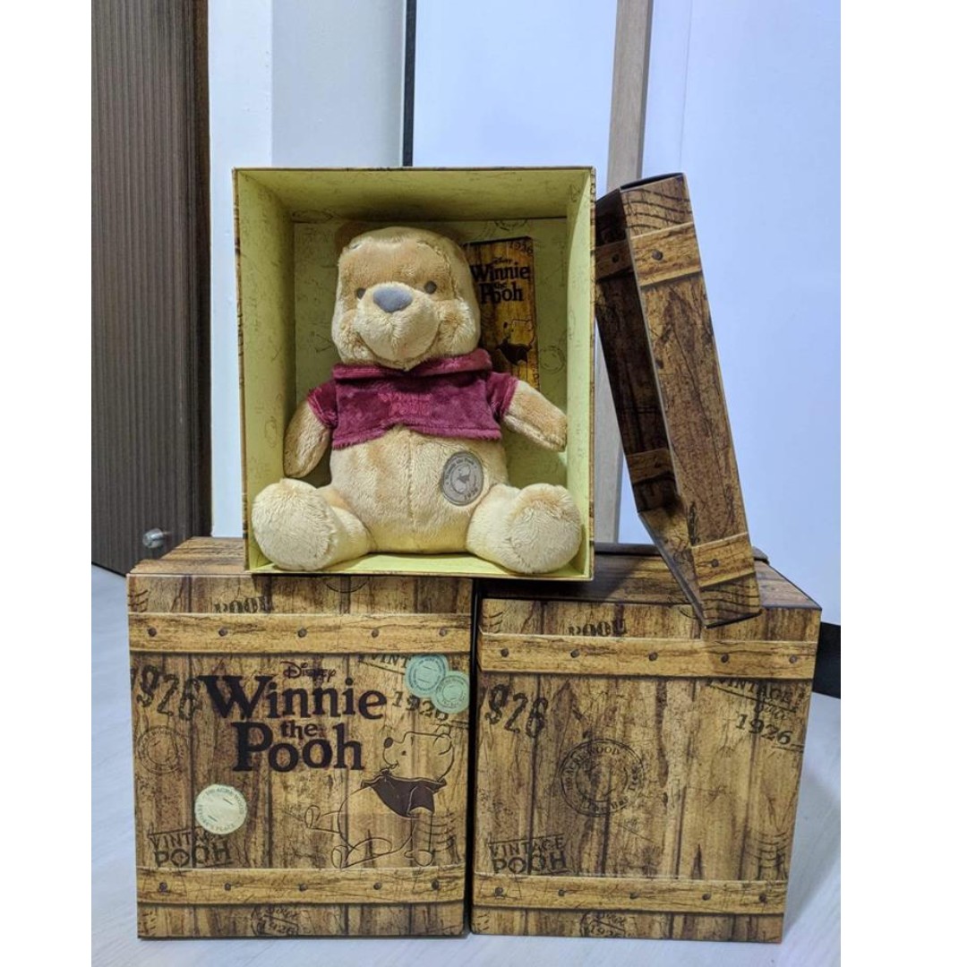 vintage winnie the pooh toy box