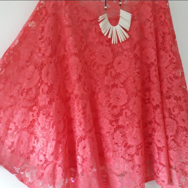 Brokat Kelelawar Fesyen Wanita Pakaian Wanita Gaun Rok Di Carousell