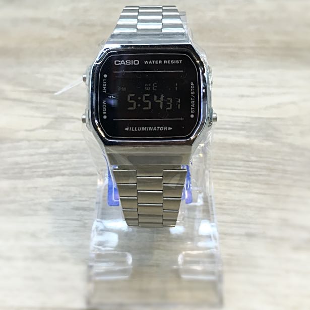 casio watch black face