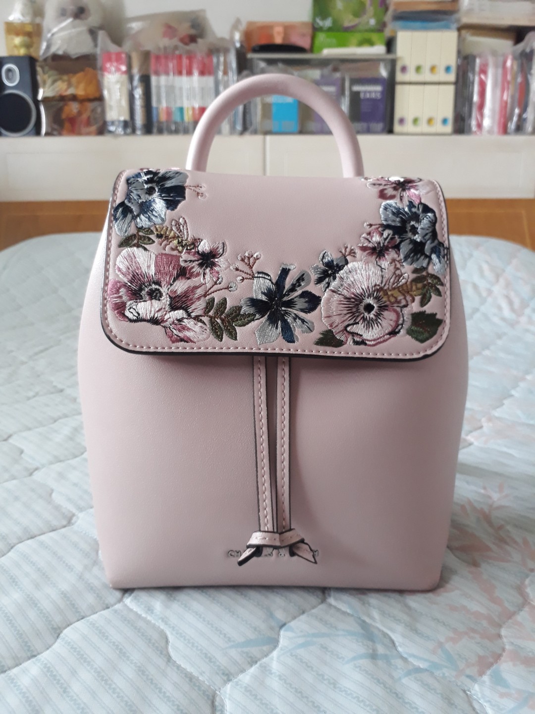 Charles and keith embroidered bag online